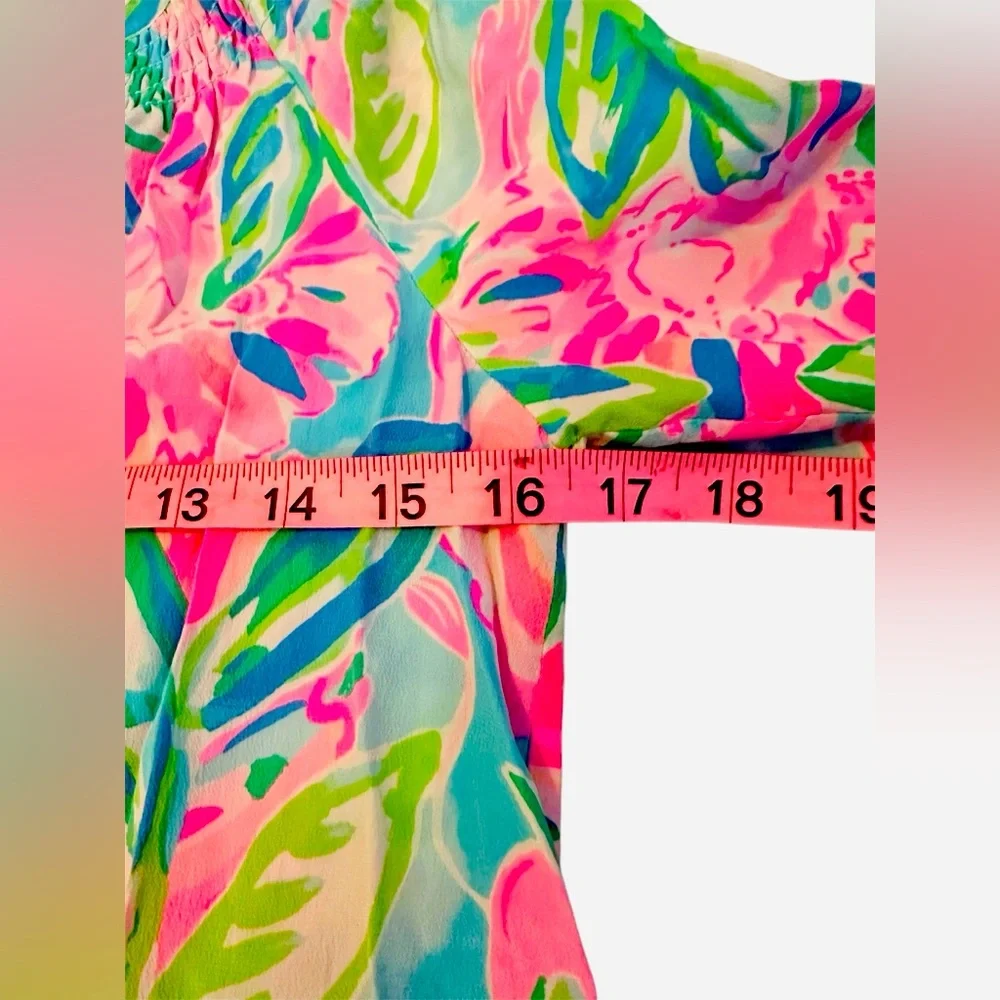 Lily Pulitzer lightweight, XXS, long sleeve shirt, colorful and very-summerish! - Picture 2 of 10